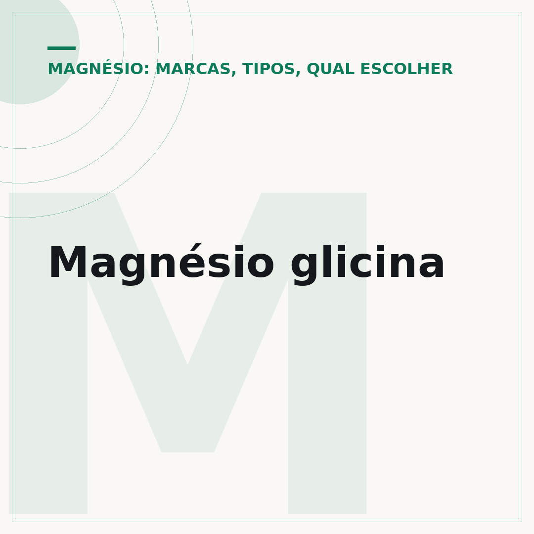 Magnésio glicina