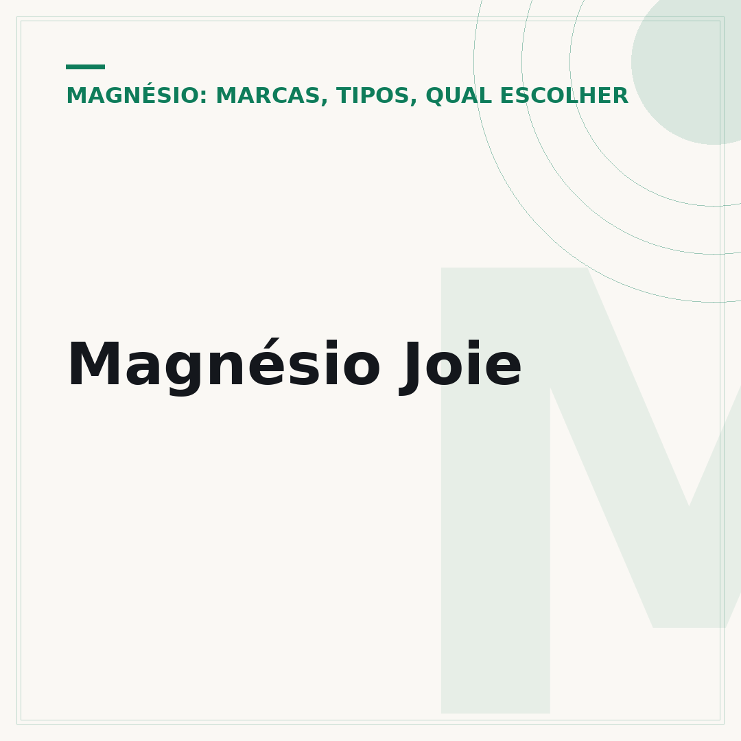 Magnésio Joie