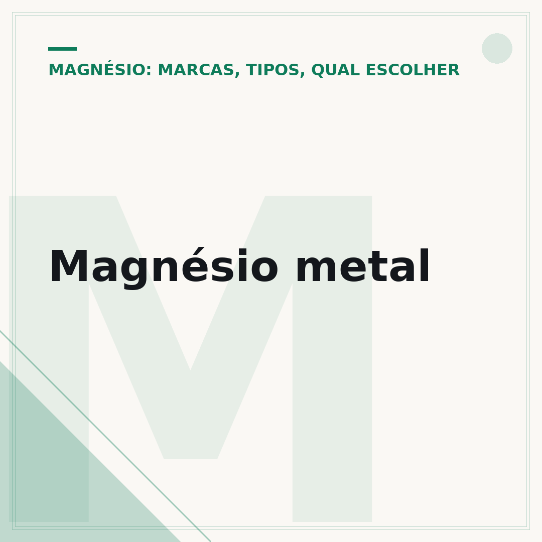 Magnésio metal