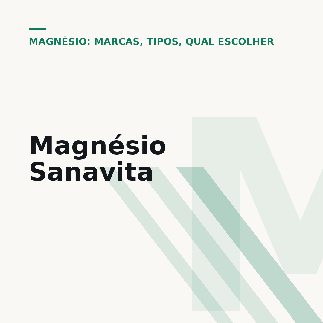 Magnésio Sanavita