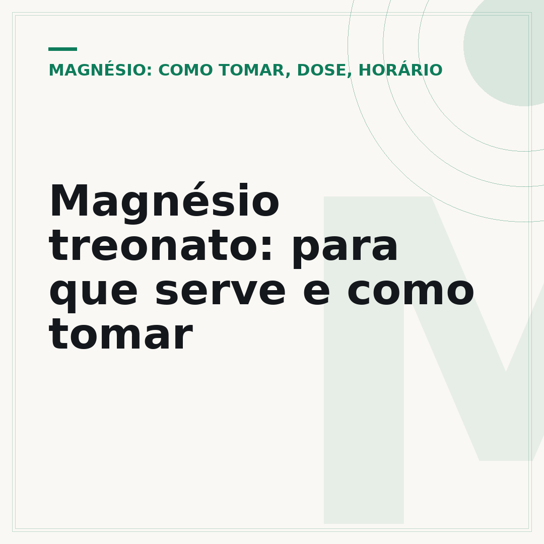 Magnésio treonato: para que serve e como tomar