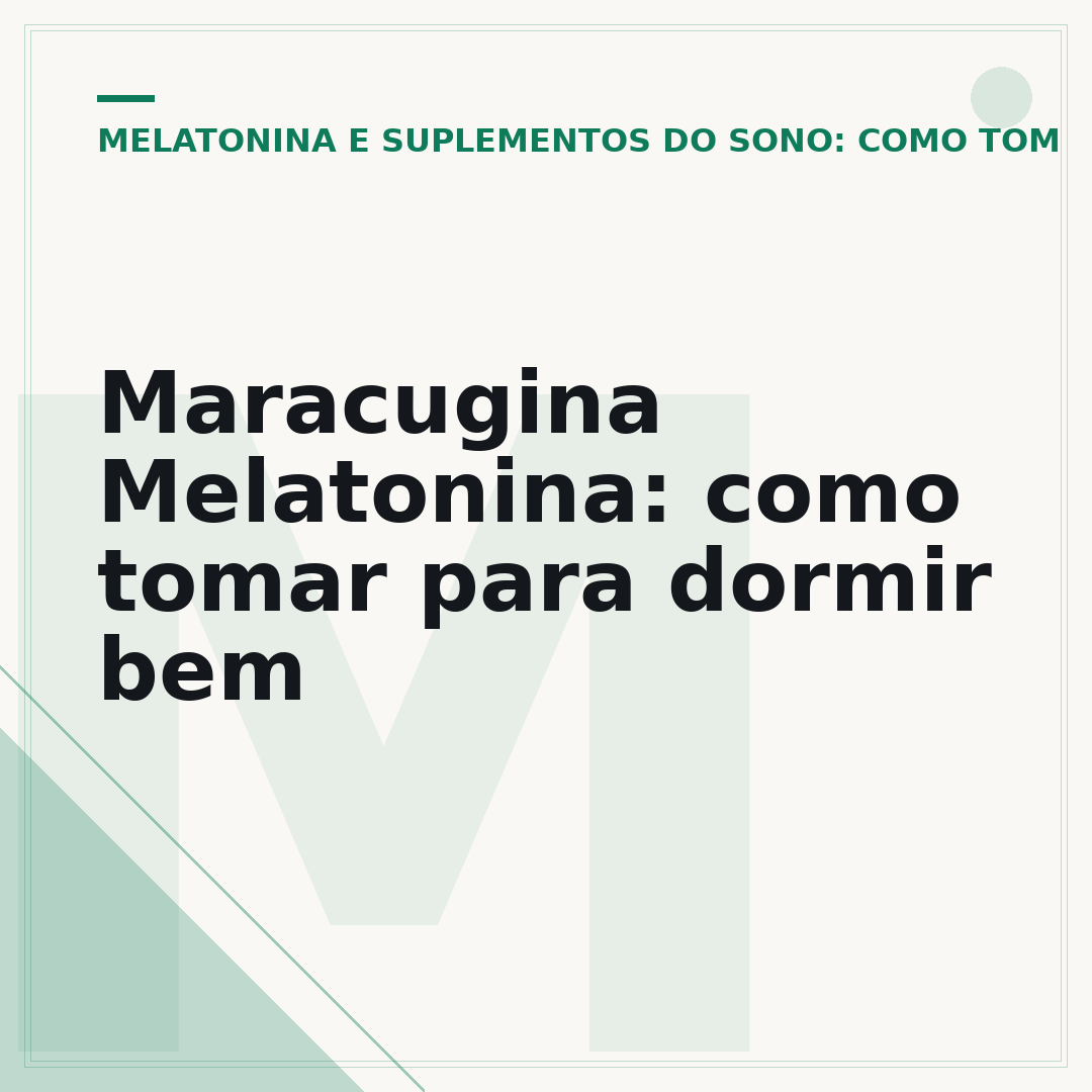 Maracugina Melatonina: como tomar para dormir bem