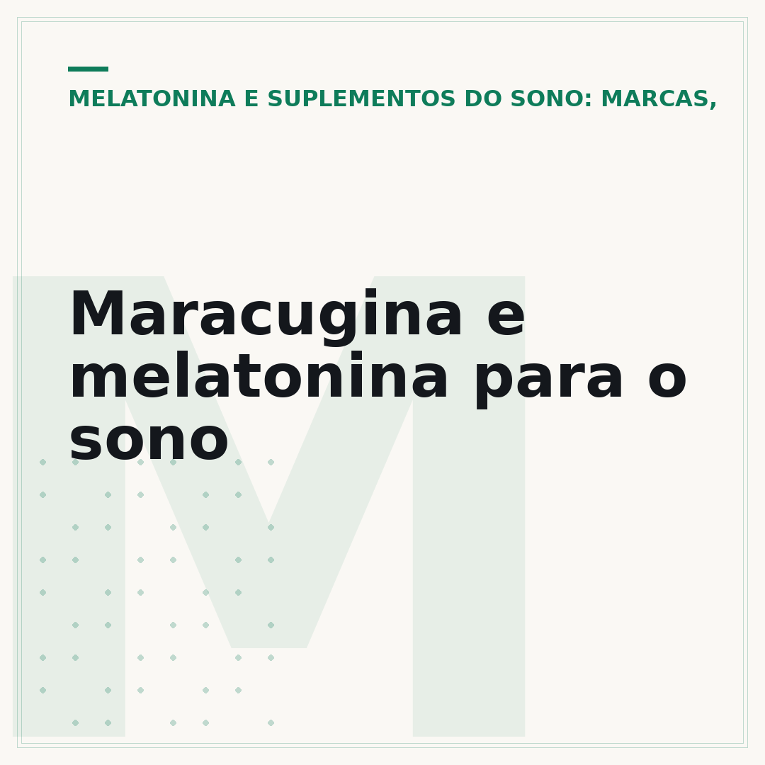 Maracugina e melatonina para o sono