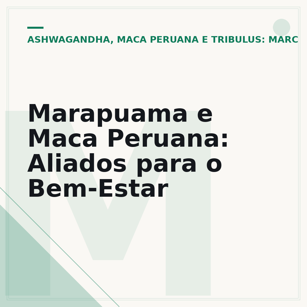 Marapuama e Maca Peruana: Aliados para o Bem-Estar