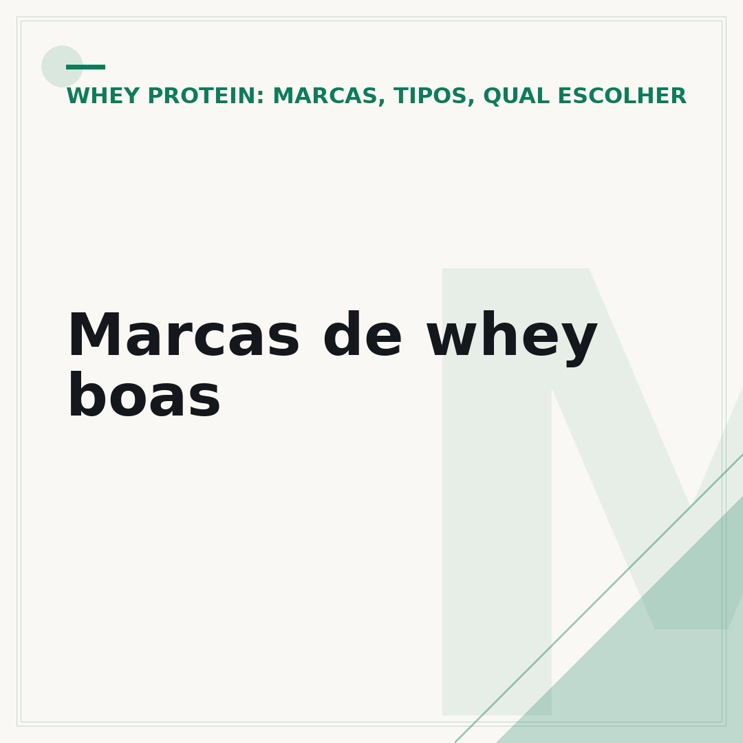 Marcas de whey boas
