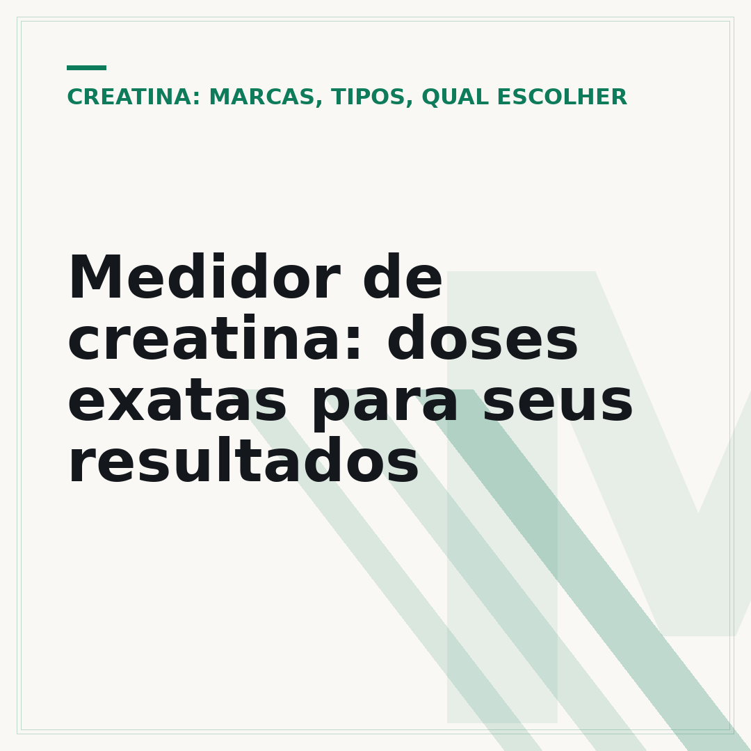 Medidor de creatina: doses exatas para seus resultados