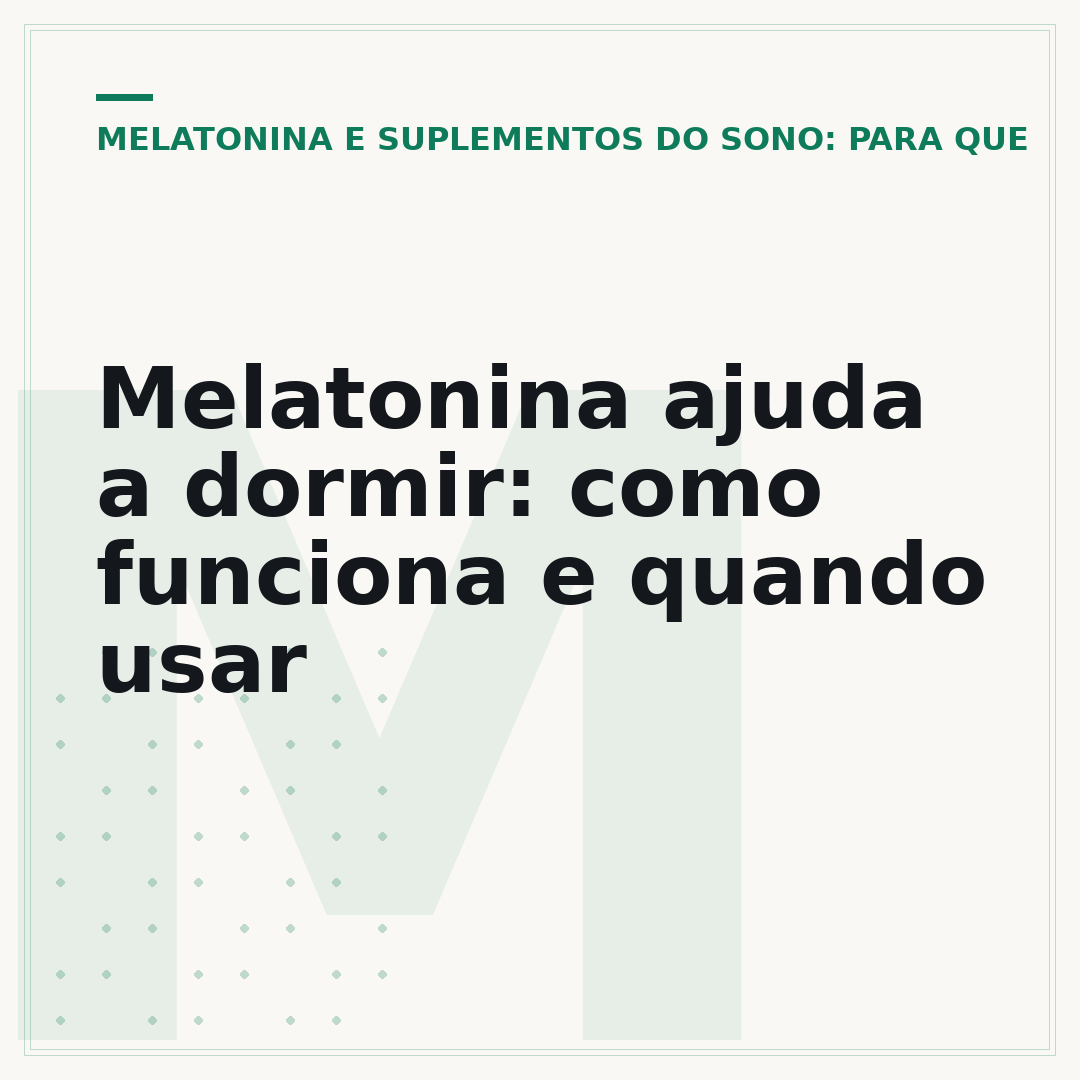 Melatonina ajuda a dormir: como funciona e quando usar