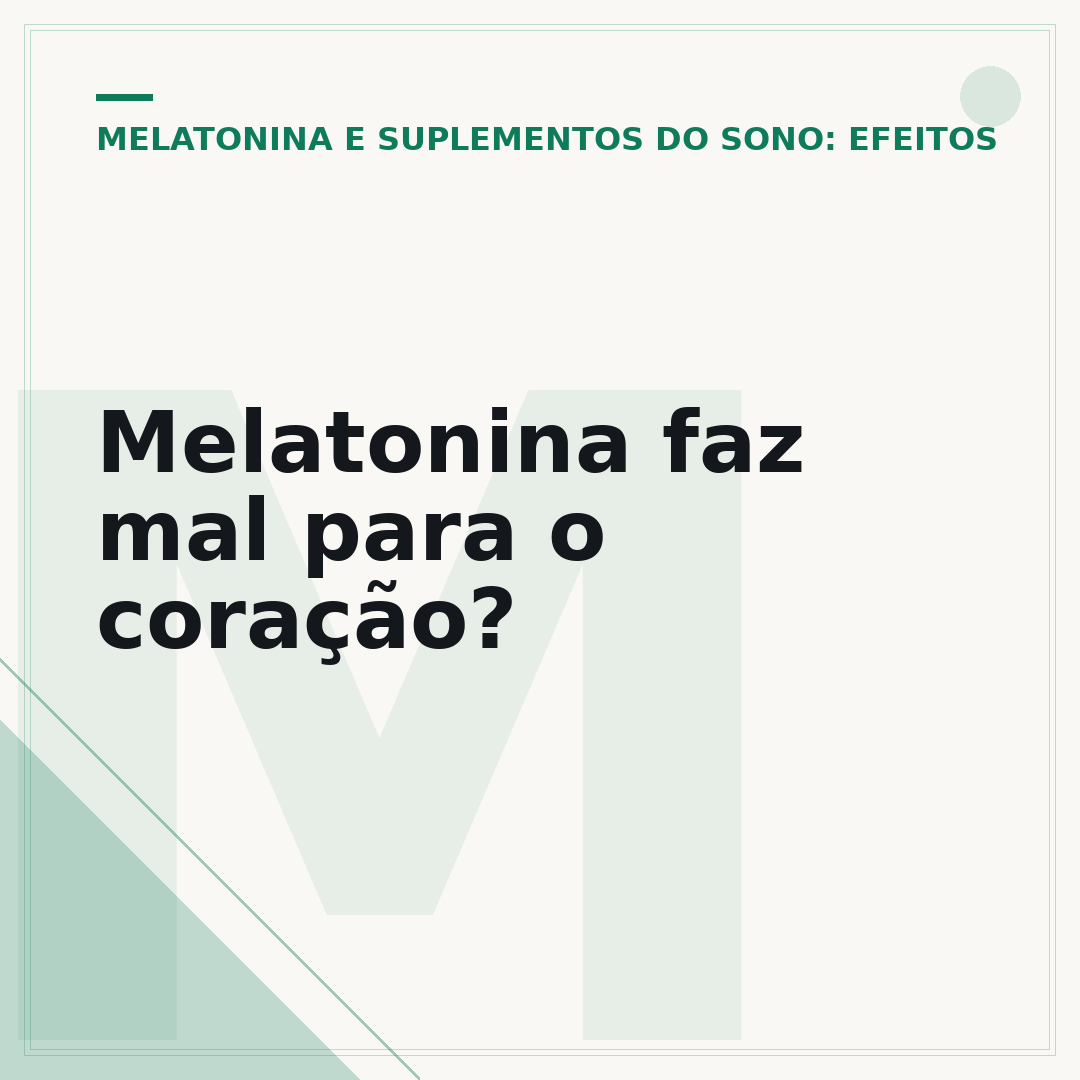 Melatonina faz mal para o coração?