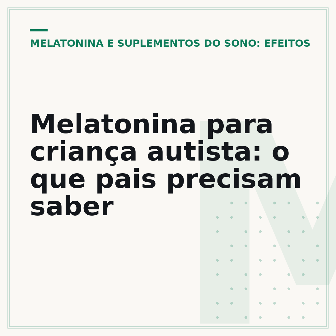 Melatonina para criança autista: o que pais precisam saber