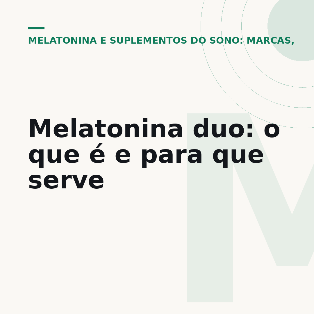 Melatonina duo: o que é e para que serve