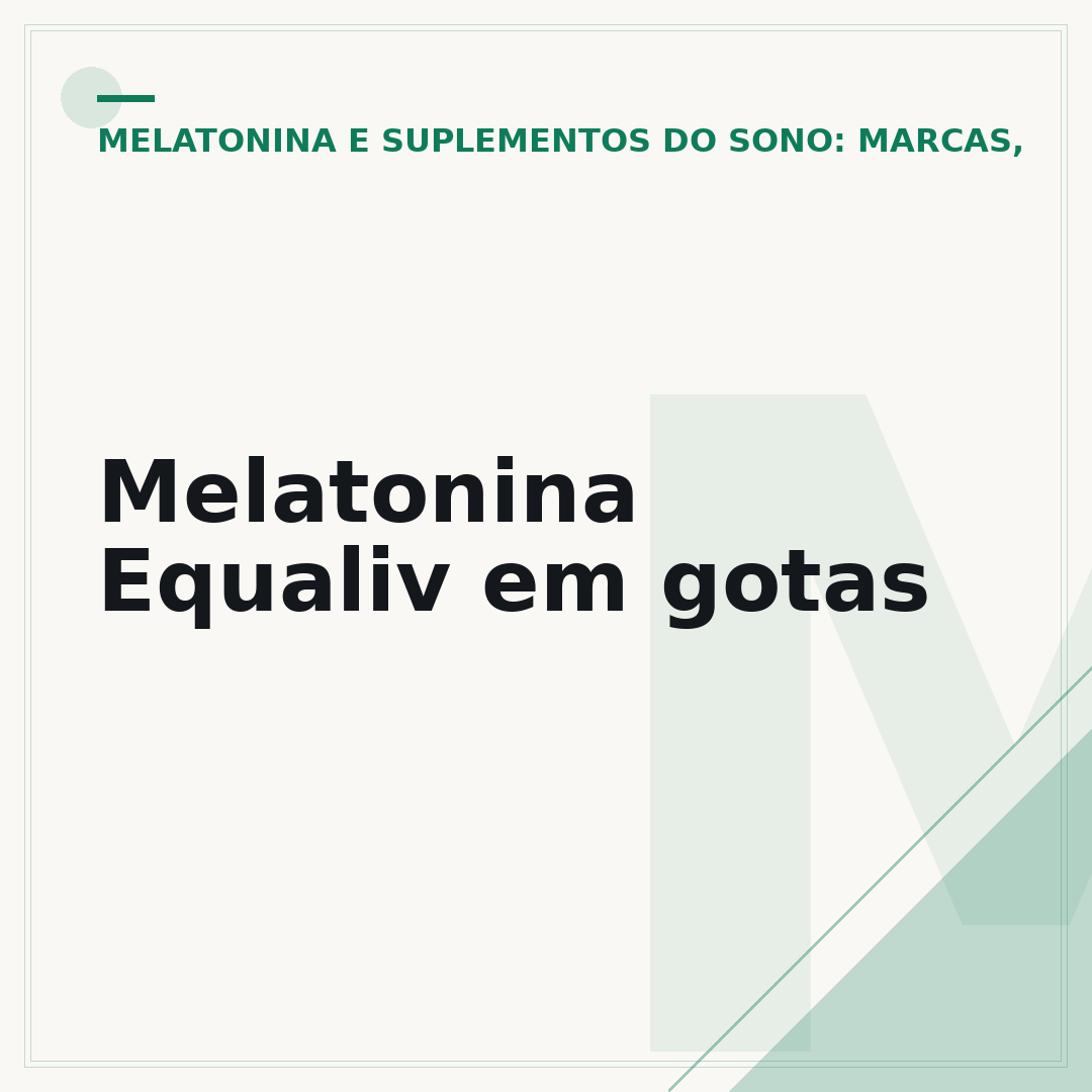 Melatonina Equaliv em gotas