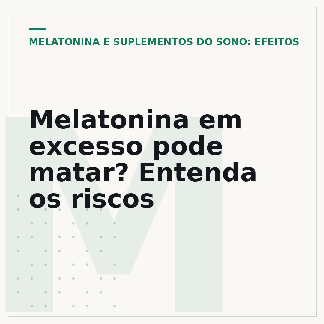 Melatonina em excesso pode matar? Entenda os riscos