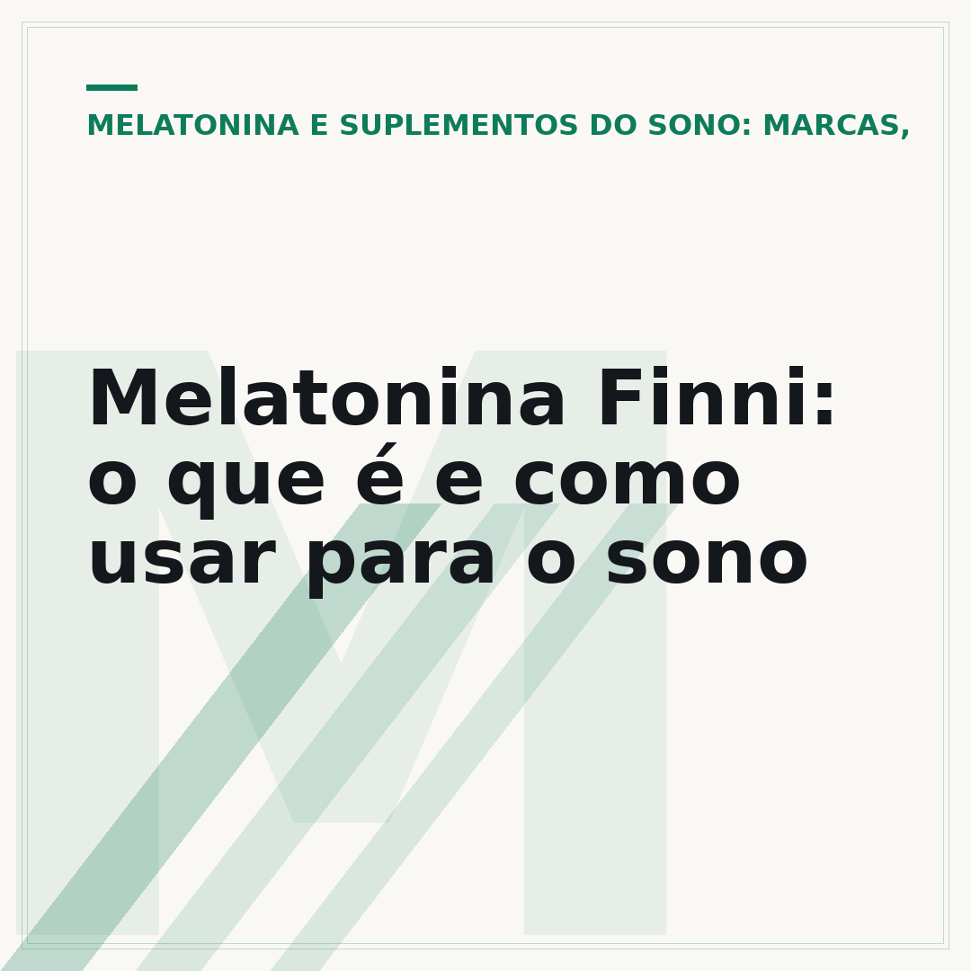 Melatonina Finni: o que é e como usar para o sono