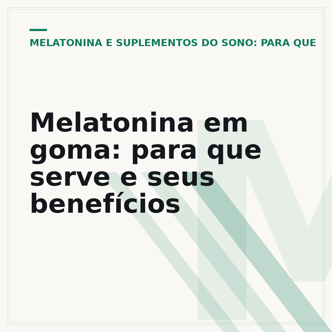 Melatonina em goma: para que serve e seus benefícios