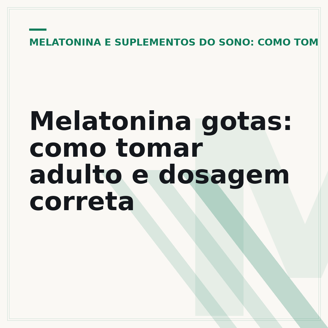 Melatonina gotas: como tomar adulto e dosagem correta