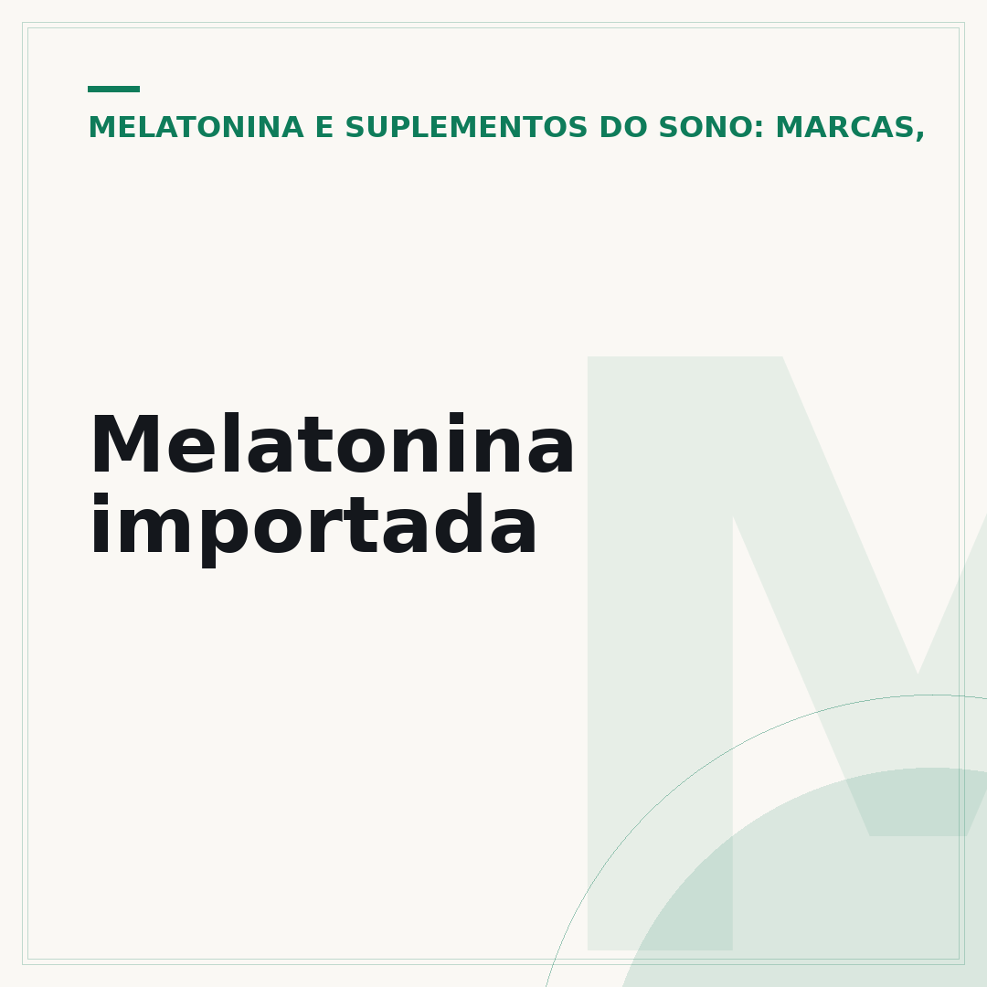Melatonina importada