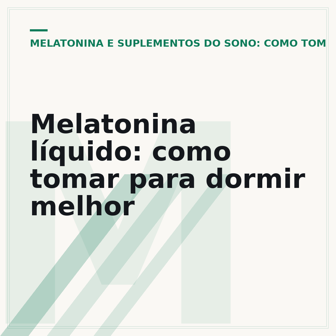 Melatonina líquido: como tomar para dormir melhor