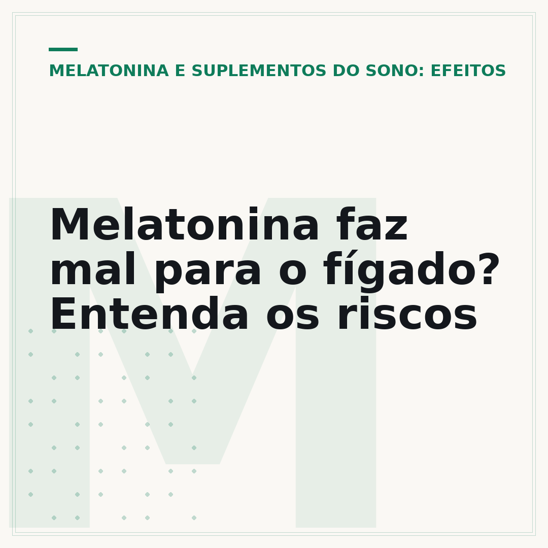 Melatonina faz mal para o fígado? Entenda os riscos