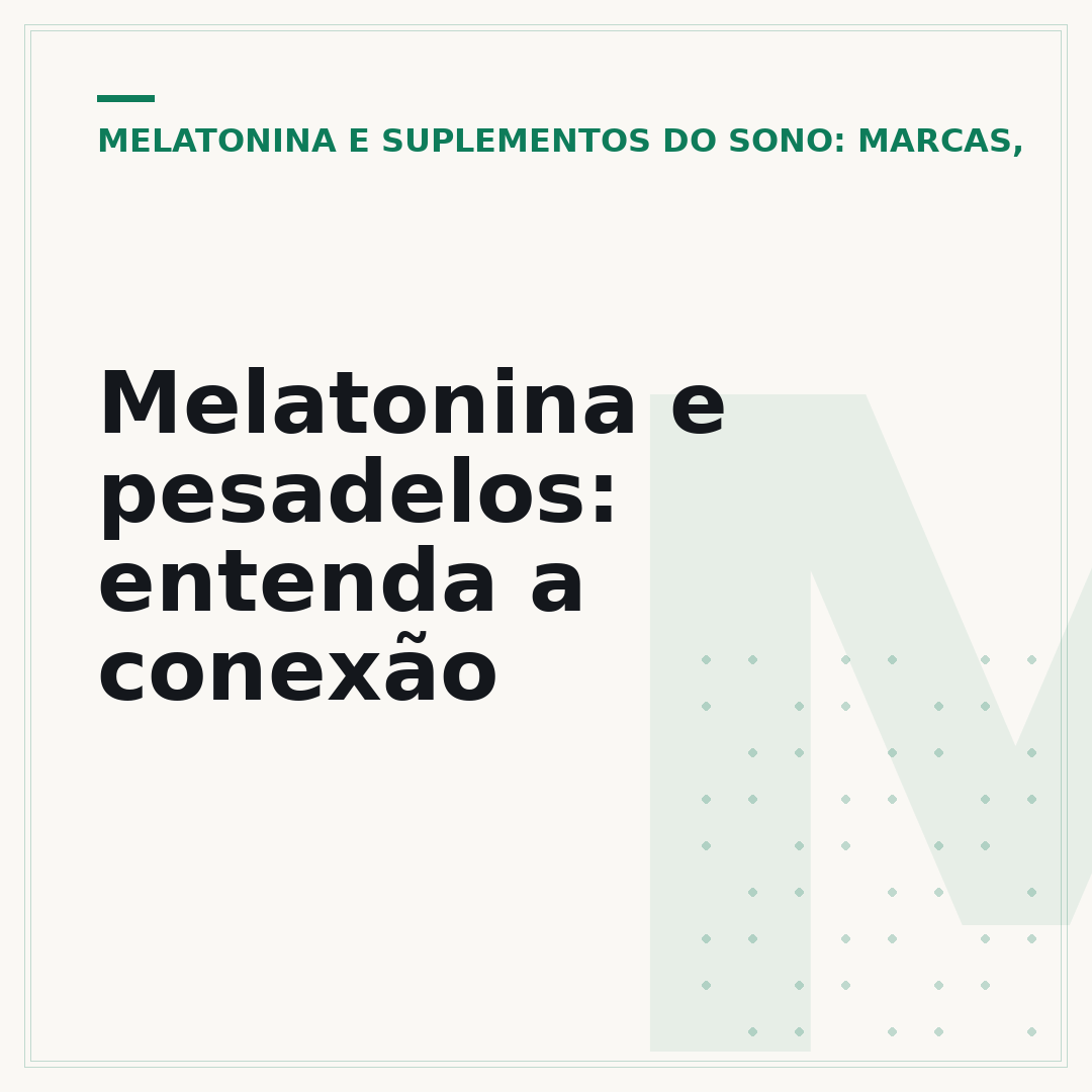 Melatonina e pesadelos: entenda a conexão