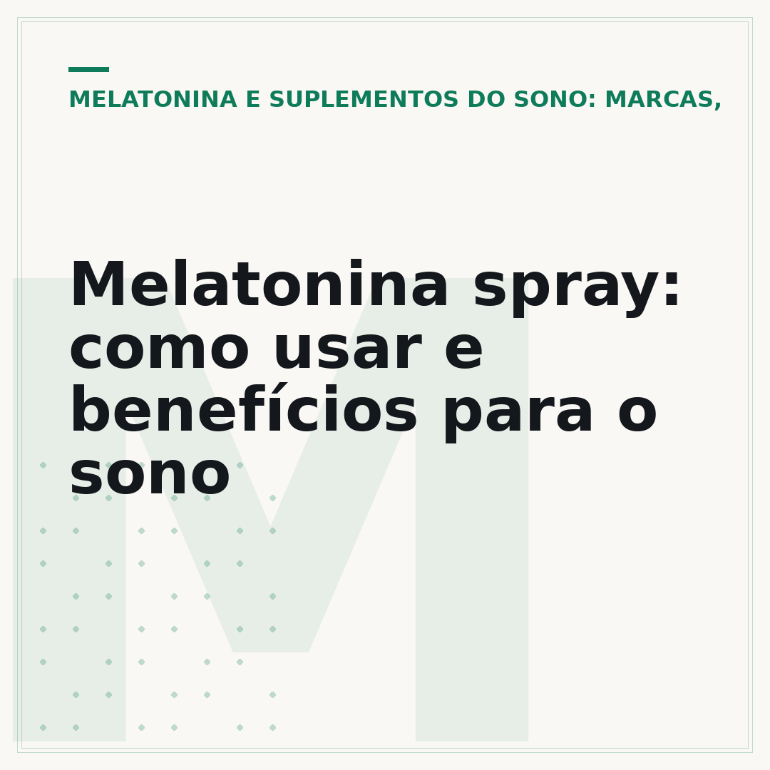 Melatonina spray: como usar e benefícios para o sono