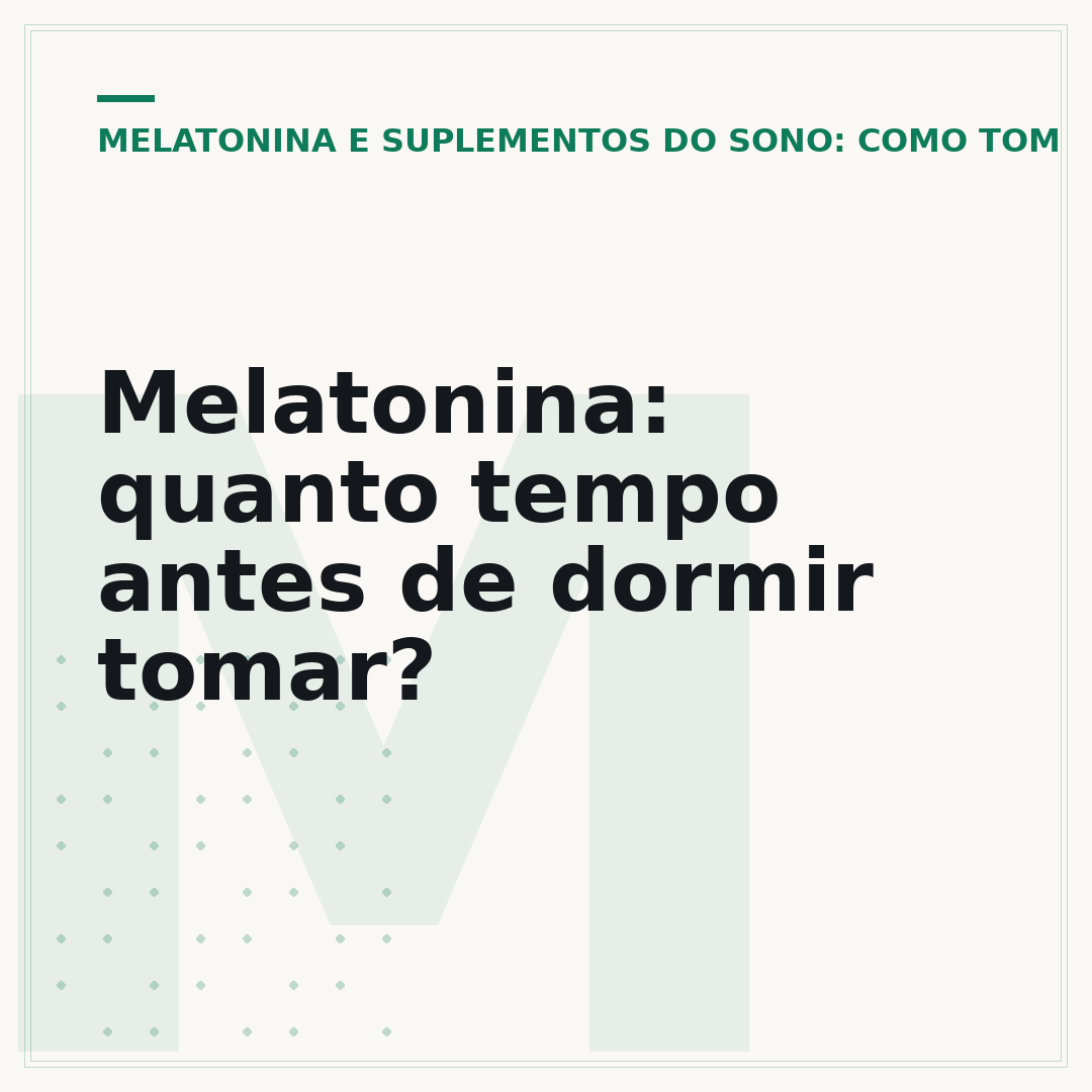 Melatonina: quanto tempo antes de dormir tomar?