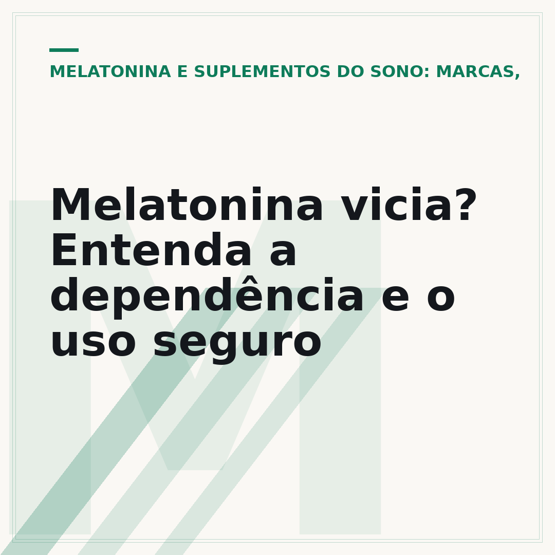 Melatonina vicia? Entenda a dependência e o uso seguro