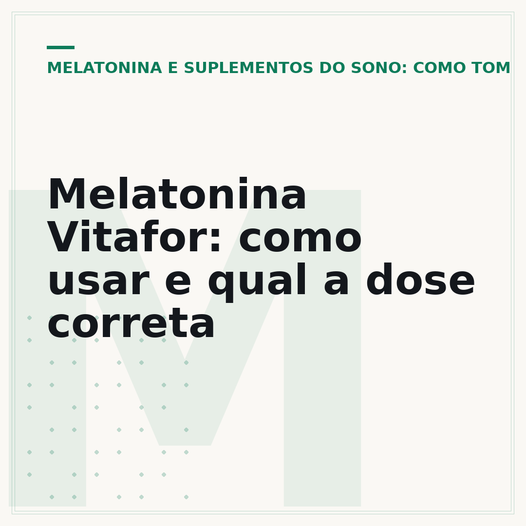 Melatonina Vitafor: como usar e qual a dose correta