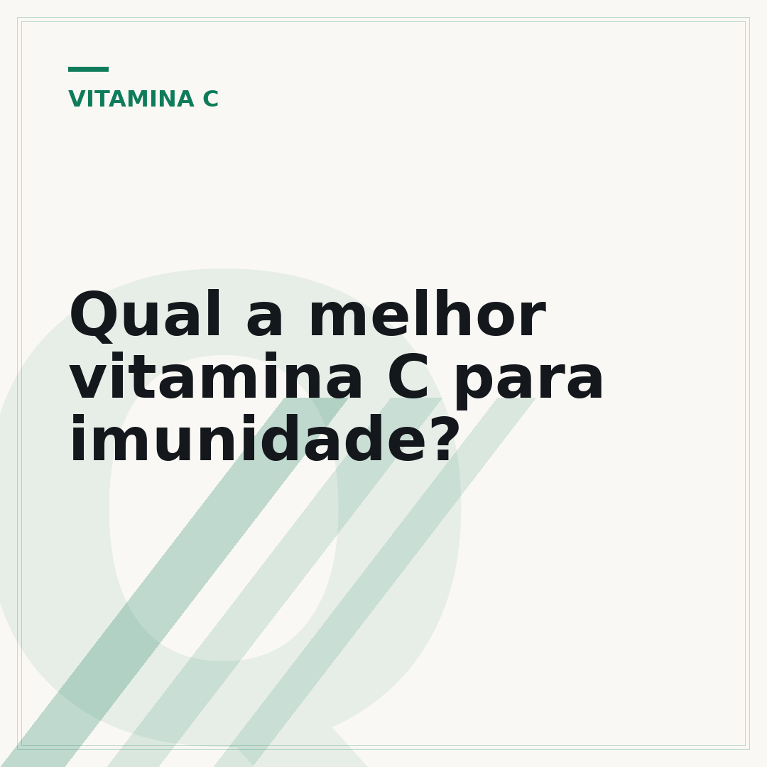 Qual a melhor vitamina C para imunidade?