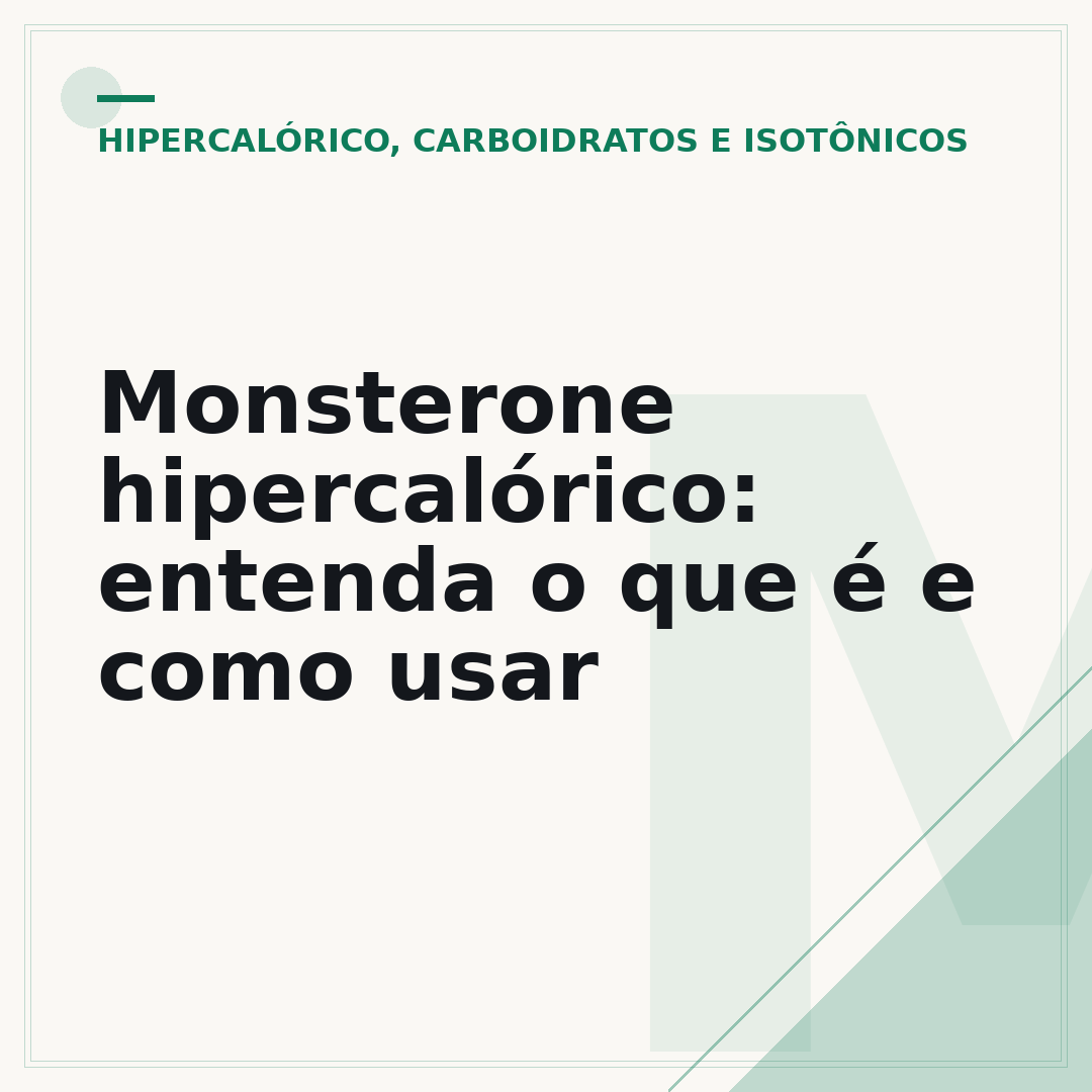 Monsterone hipercalórico: entenda o que é e como usar