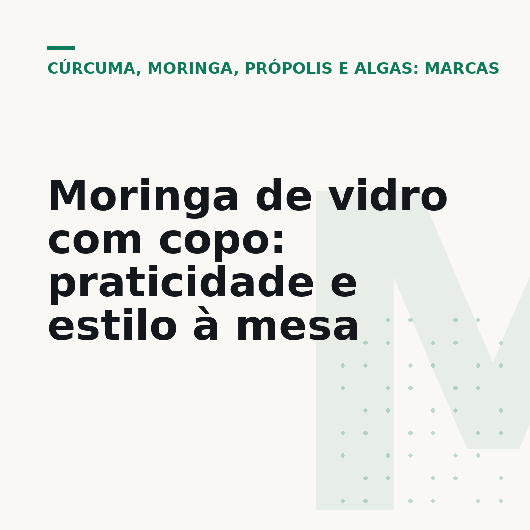 Moringa de vidro com copo: praticidade e estilo à mesa