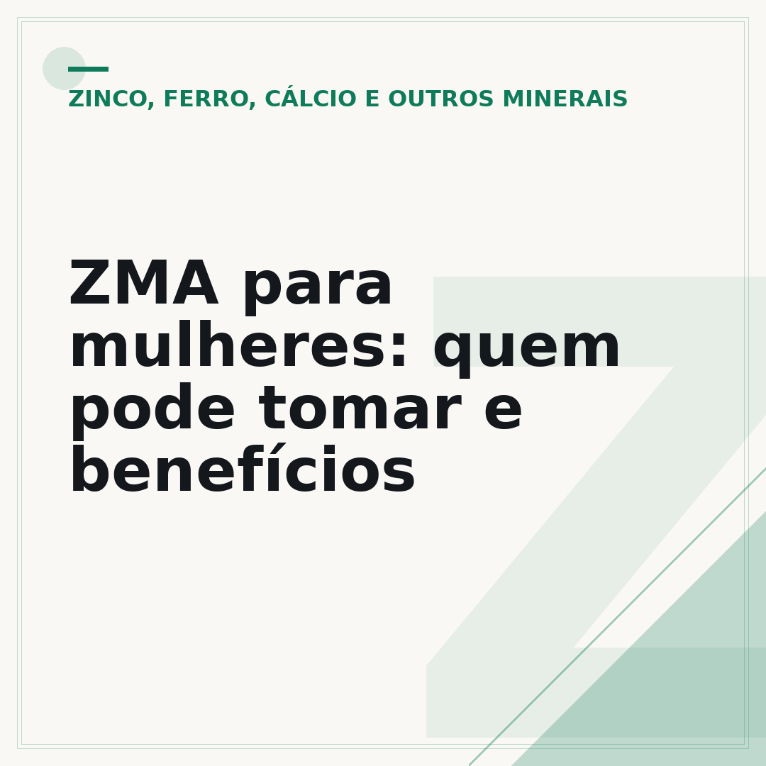 ZMA para mulheres: quem pode tomar e benefícios