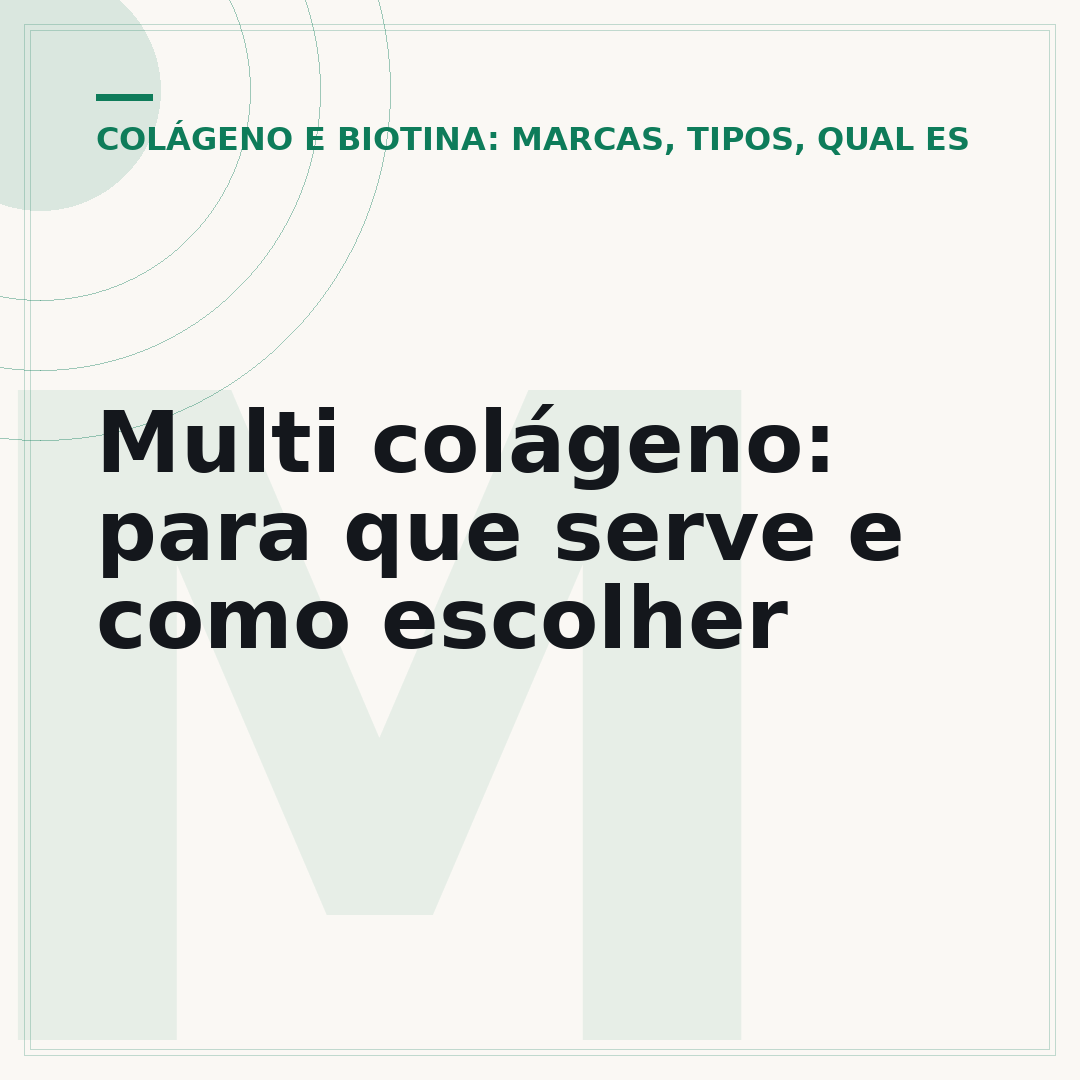Multi colágeno: para que serve e como escolher