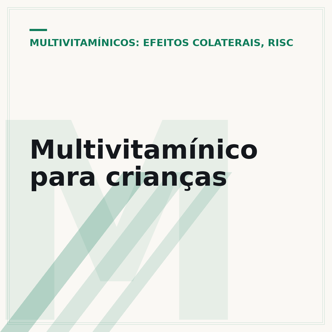 Multivitamínico para crianças
