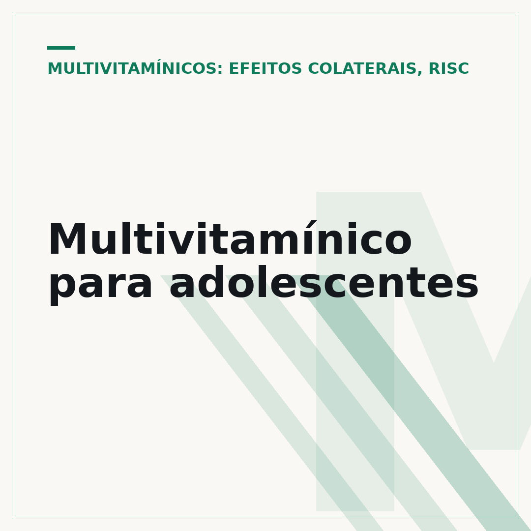 Multivitamínico para adolescentes