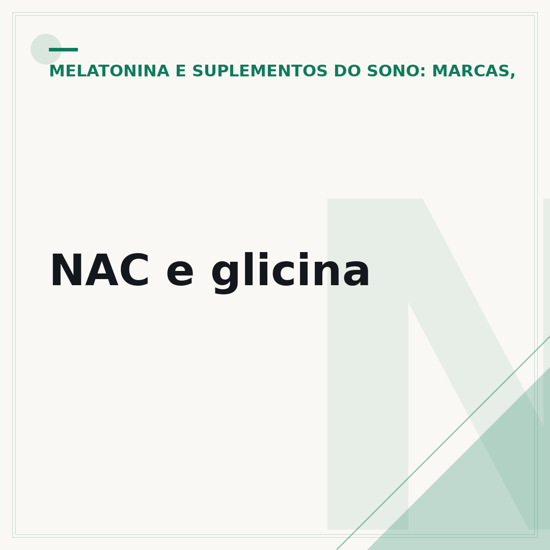 NAC e glicina