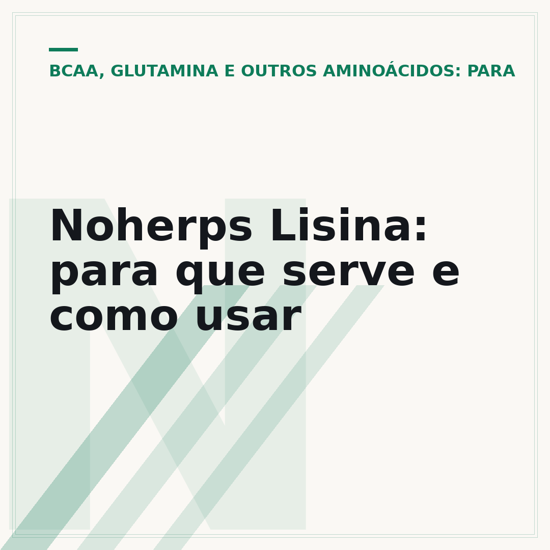 Noherps Lisina: para que serve e como usar