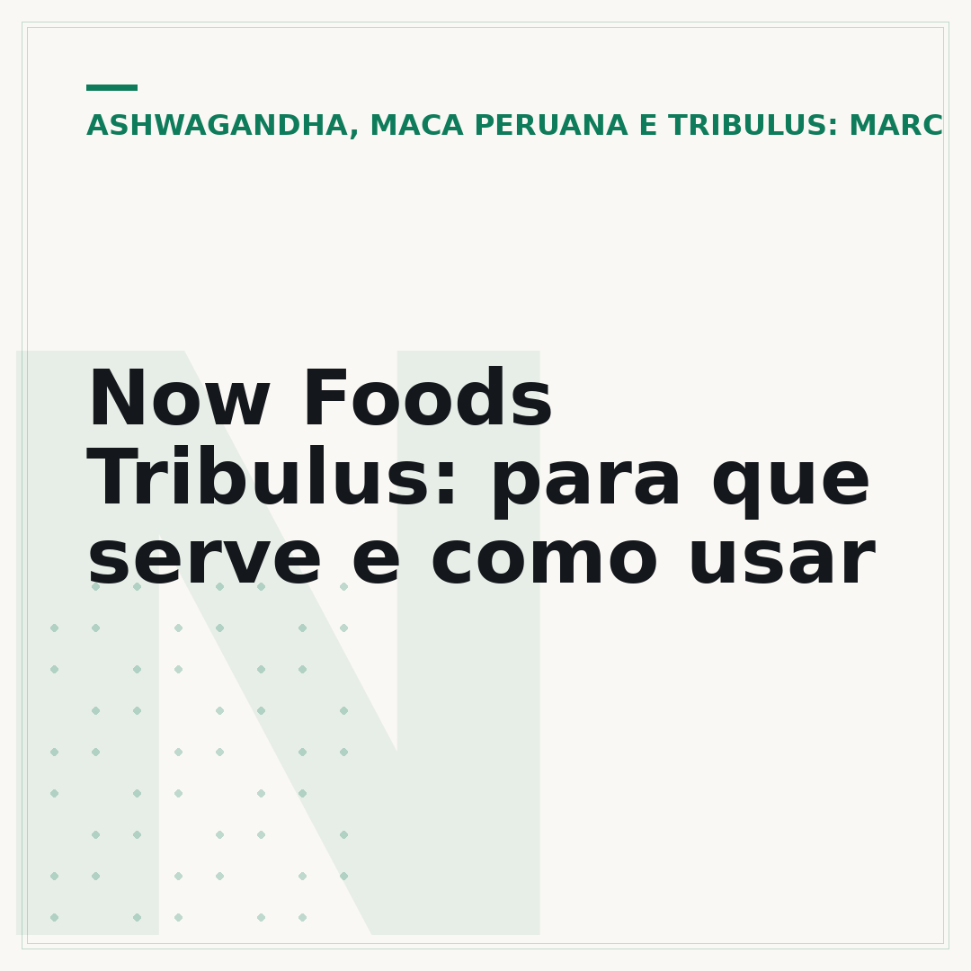 Now Foods Tribulus: para que serve e como usar