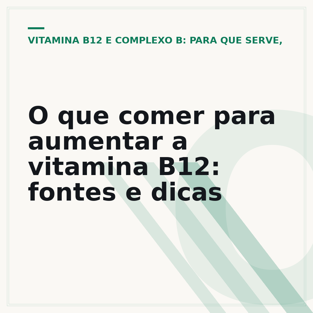 O que comer para aumentar a vitamina B12: fontes e dicas