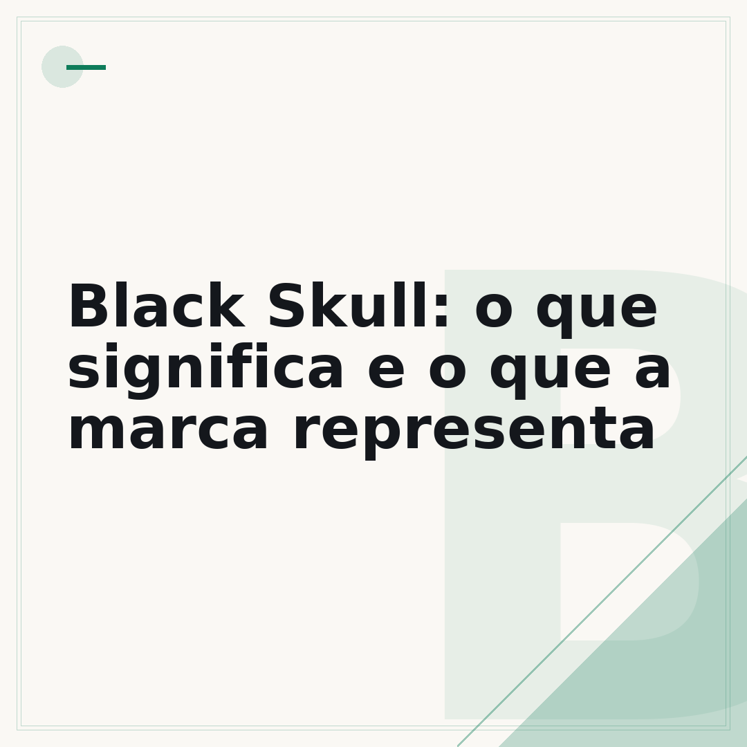Black Skull: o que significa e o que a marca representa