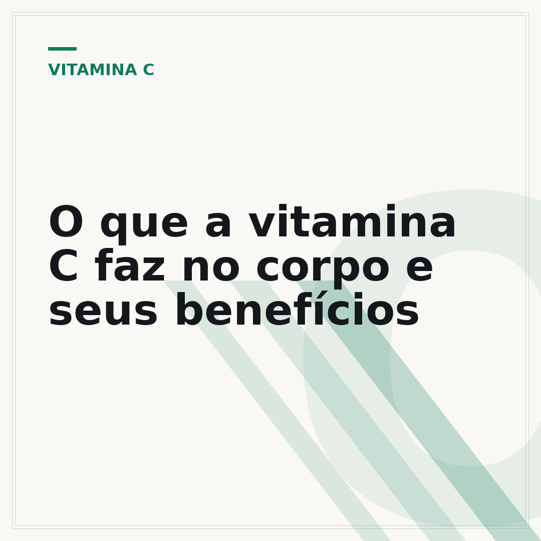 O que a vitamina C faz no corpo e seus benefícios