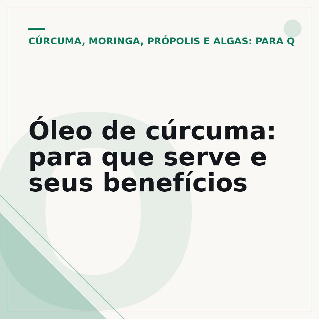 Óleo de cúrcuma: para que serve e seus benefícios