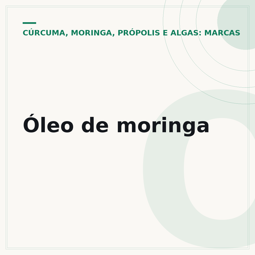 Óleo de moringa