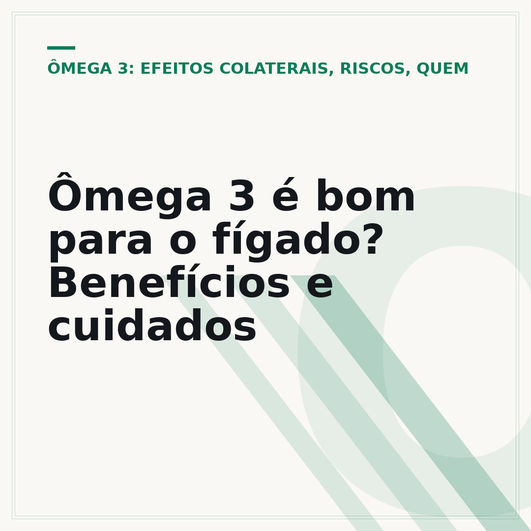 Ômega 3 é bom para o fígado? Benefícios e cuidados