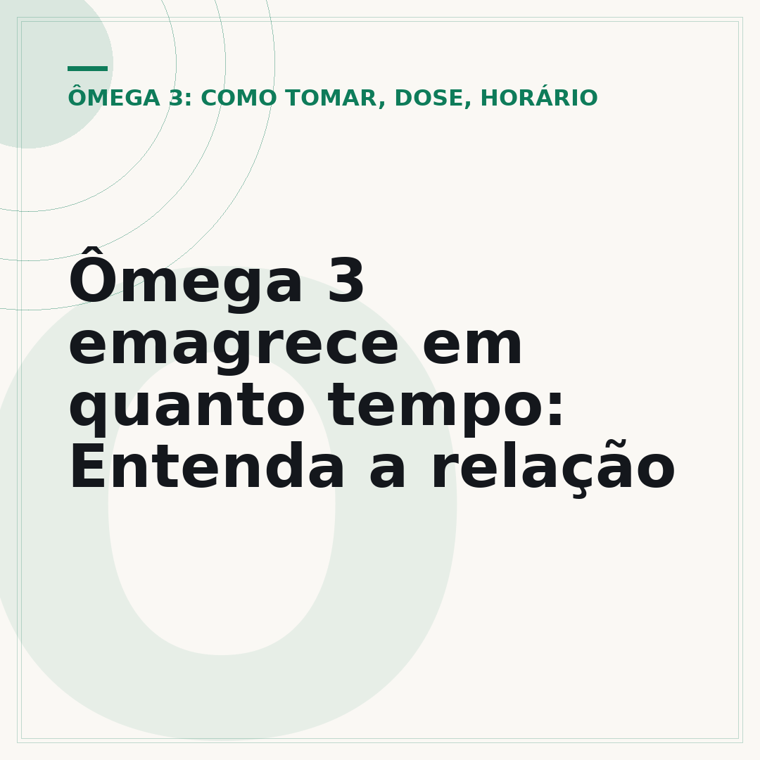 Ômega 3 emagrece em quanto tempo: Entenda a relação