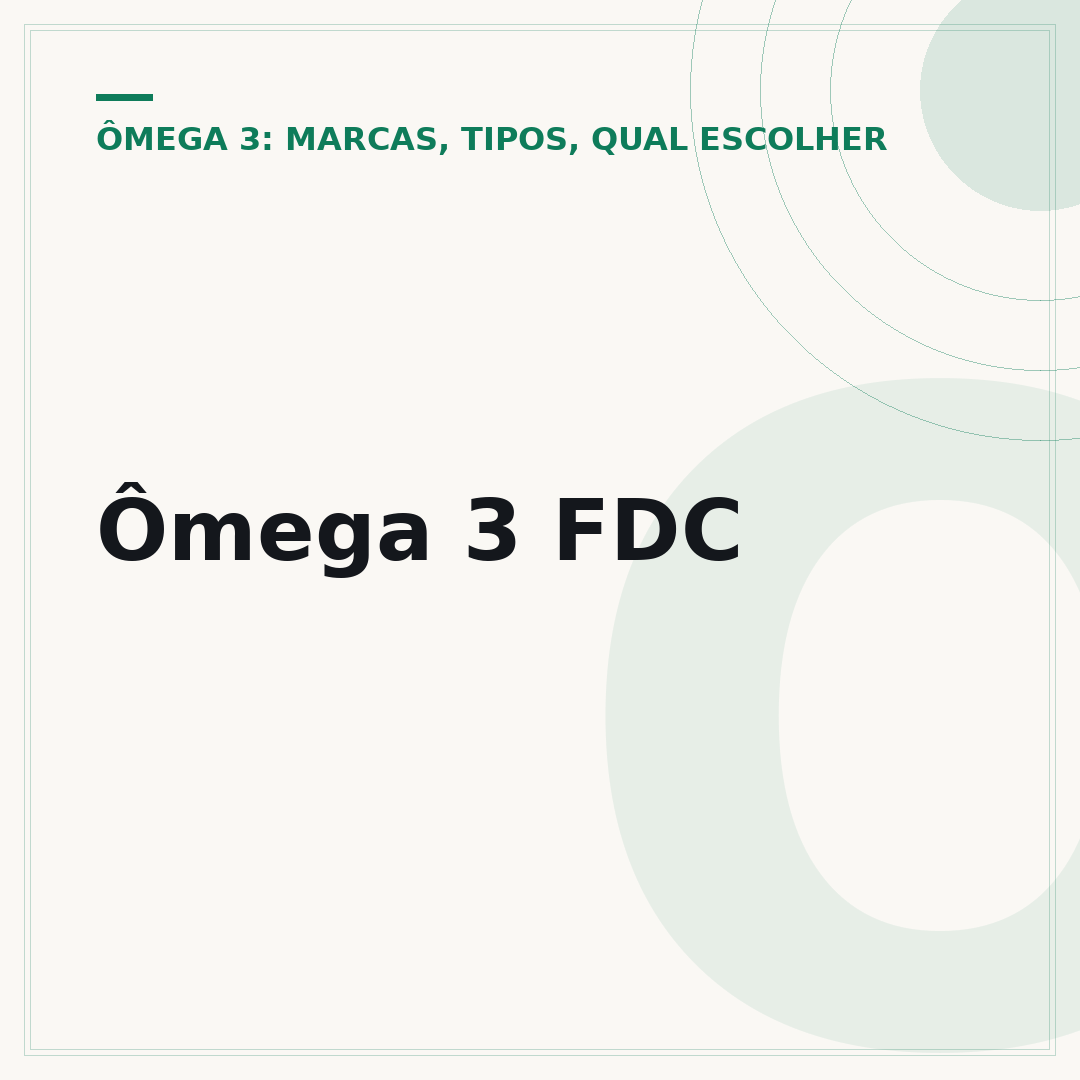 Ômega 3 FDC