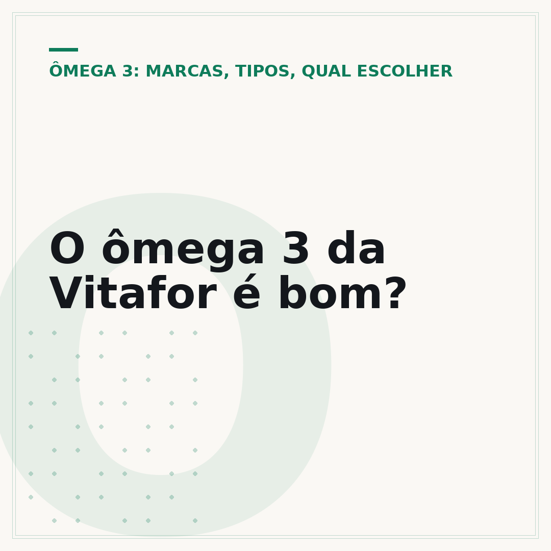 O ômega 3 da Vitafor é bom?