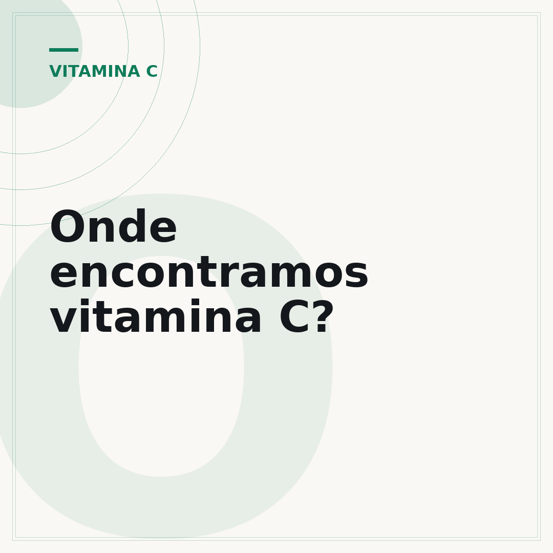 Onde encontramos vitamina C?