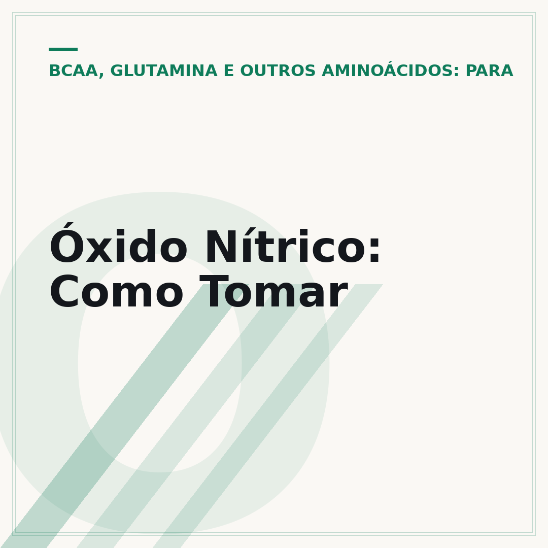 Óxido Nítrico: Como Tomar