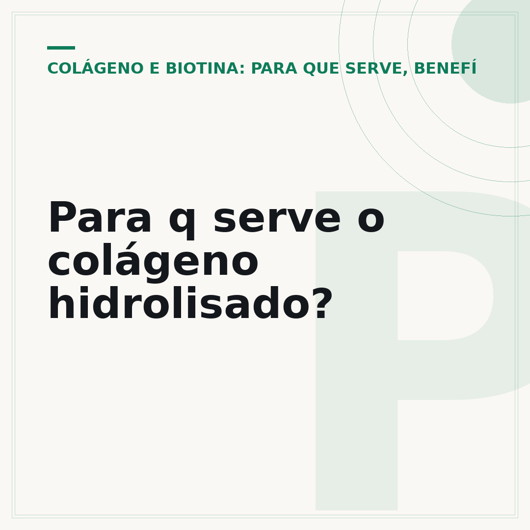 Para q serve o colágeno hidrolisado?