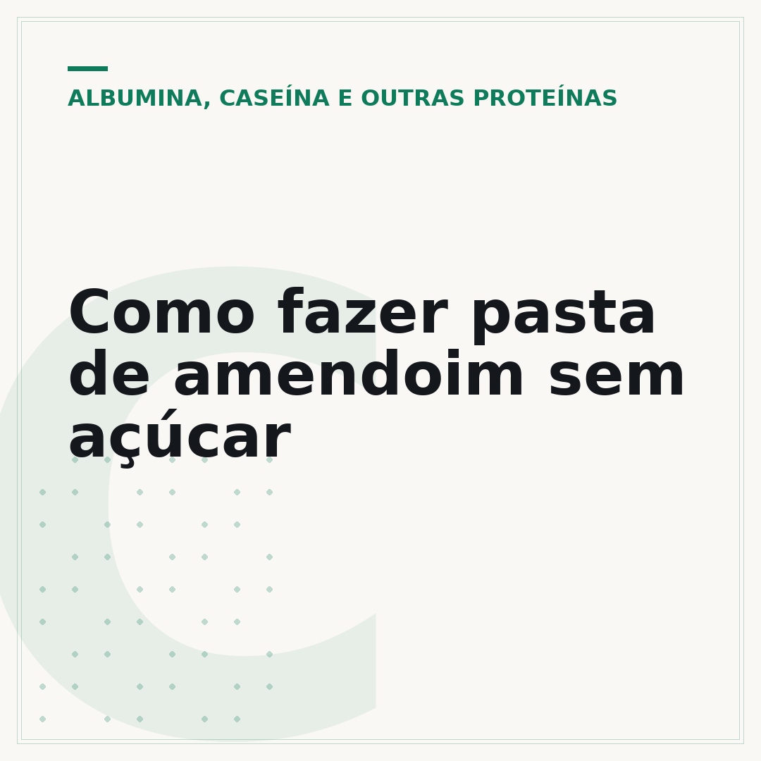 Como fazer pasta de amendoim sem açúcar